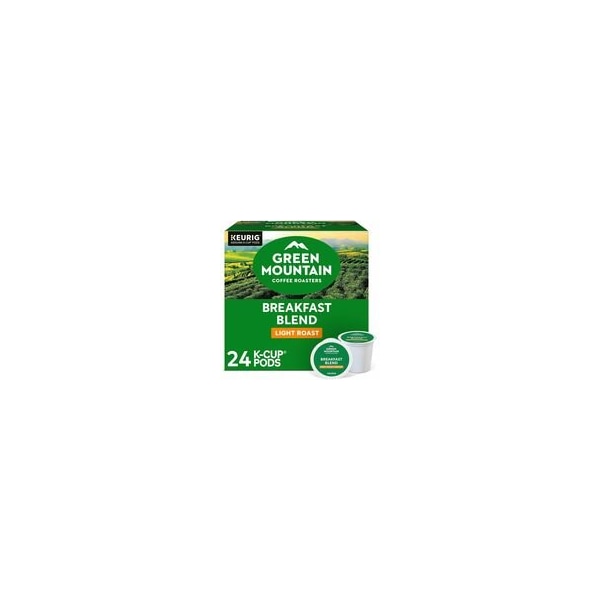 Green Mountain Coffee Roasters K-Cup Breakfast Blend Coffee, Compatible with Keurig Brewer, Regular, Light, K-Cup, 24PK 5000378718 - main