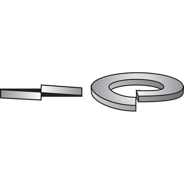 Hillman 5/8 in. D Yellow Dichromate Steel Split Lock Washer, 25PK 300321 - main