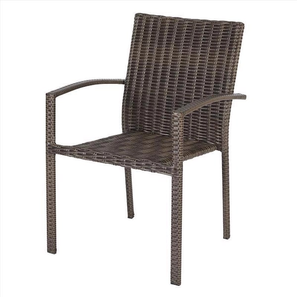 Living Accents Brown Steel Frame Woven Chair Brown HKVS936D - main