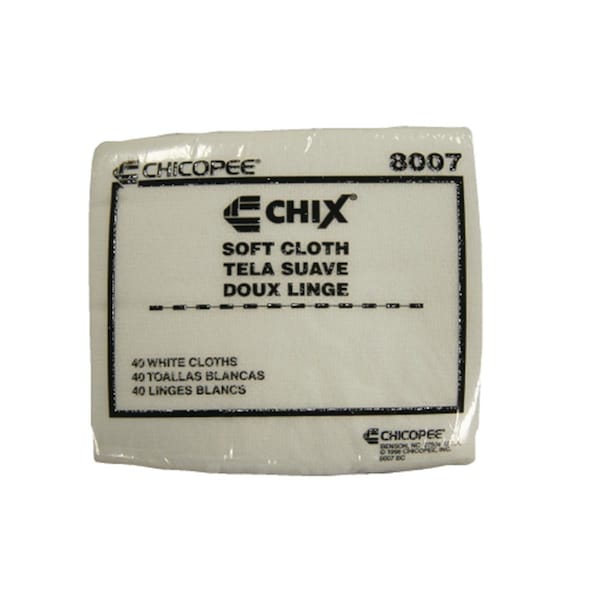 Chicopee Soft Cloth with Anti Bacteria 13 x 15 Inch 40 Bags of Cloths 30 Bags Per Case CHI 8007 - main