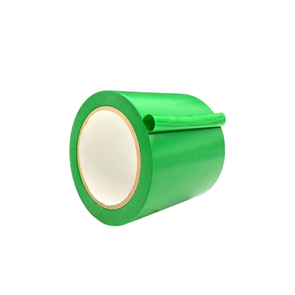 Wod Tape PVC, Kelly Green, 4 inch (96mm) W., 6 mil Thickness, 12 PK WOD VTC606-04000-12-60-KGR - main