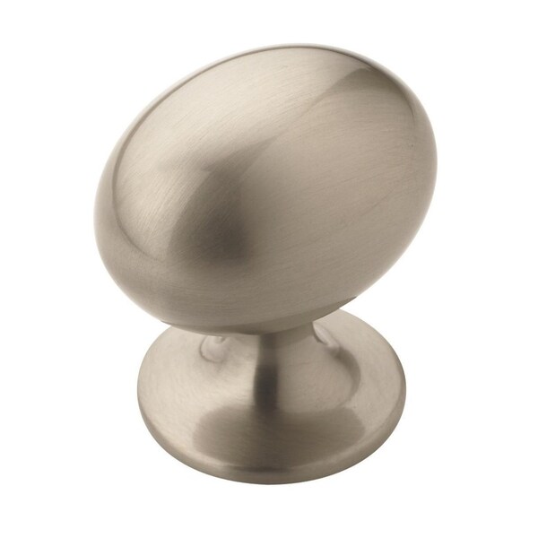Amerock Everyday Heritage 1-3/8 in 35 mm Length Satin Nickel Cabinet Knob BP53018G10 - main