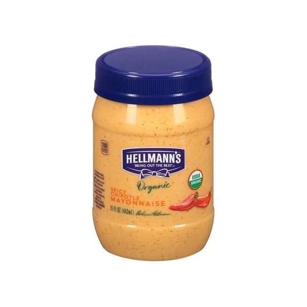 Hellmanns Organic Chipotle Mayonnaise, 15 Fluid Ounce, 6PK 84157260 - main