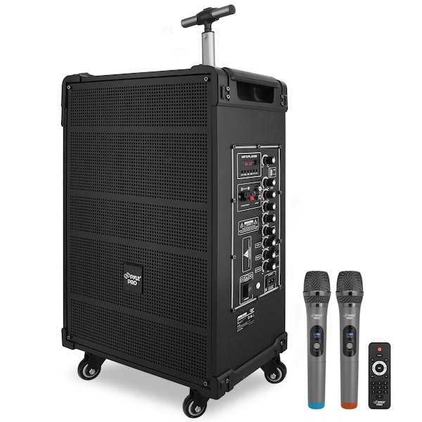 Pyle 12 in Portable Wireless Bluetooth Speaker System PWMA1299A - main