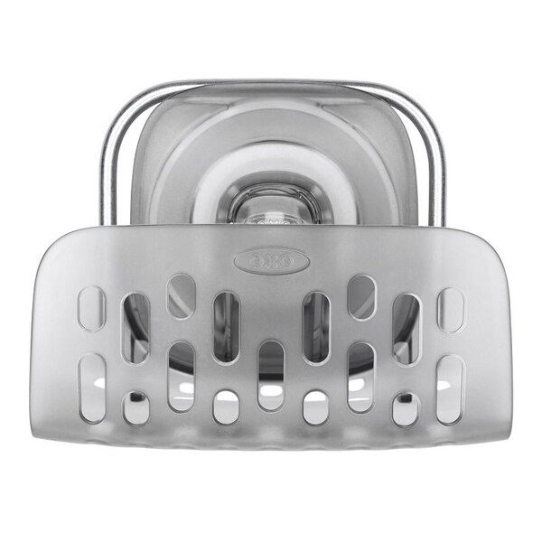 Good Grips StrongHold Series Suction Sponge Holder, Stainless Steel, Gray, Suction Mounting 13273500 - main