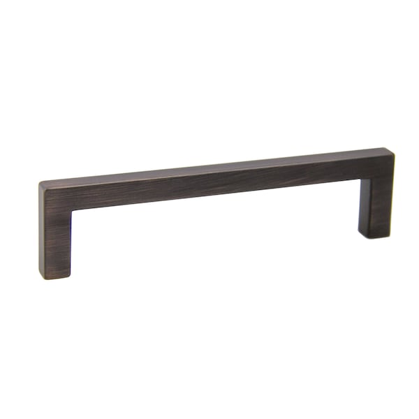 Pride Industrial 5-1/2in Modern Square Cabinet Pull with 5in Center to Center Oil Rubbed Bronze Finish P8722710B - main