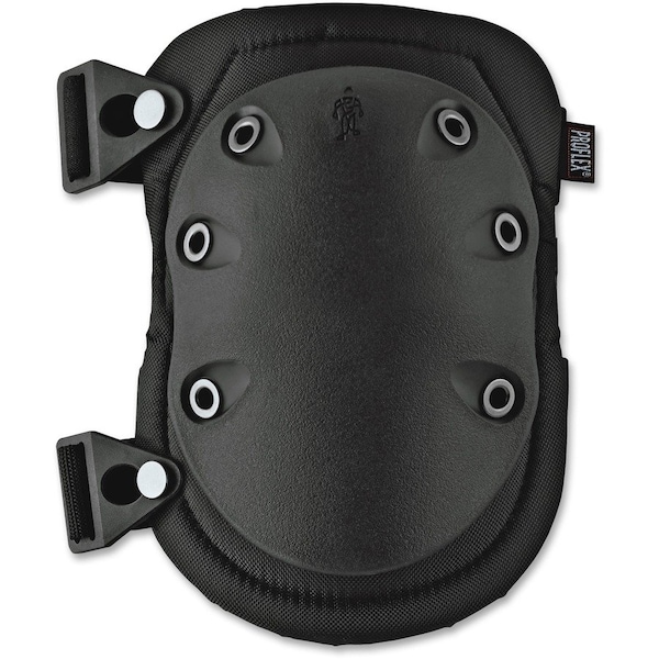 Ergodyne Wide Slip Resistant Rubber Cap Knee Pad, Black EGO18335 - main