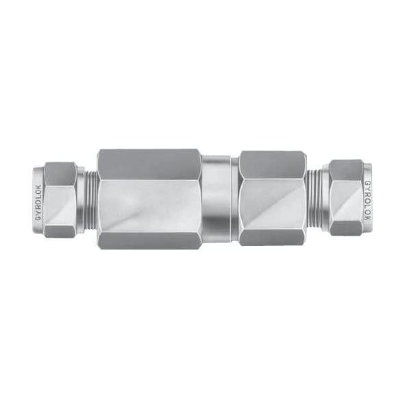 Hoke 6100 Series Ball Check Valves - 1/8in MNPT x 1/8in MNPT, 3000 PSI, -40 Deg. To 200 Deg.F 6113M2B - main