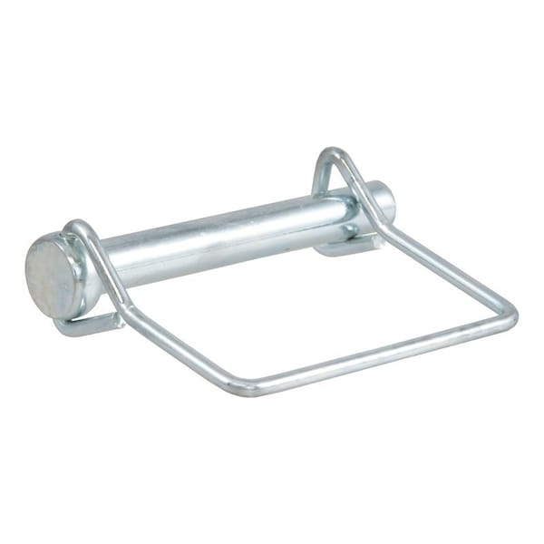 Curt Safety Pin, 3/8 in Dia Pin, 2-3/4 in OAL, Carbon Steel, Zinc 28279 - main