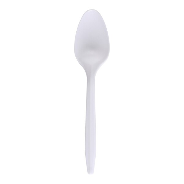 Empress Medium Weight Teaspoon Polypro White Dense Pack, 1000PK E175002 - main