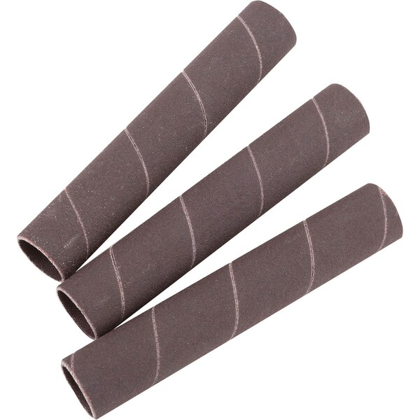 Grizzly 3/4" Dia. x 4-1/2" A/O Hard Sanding Sleeve, 120 Grit, 3PK H5438 - main