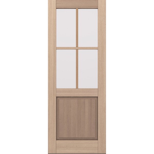 Doornmore G5004, 37.75" x 98" ( 36" Door) Left Hand, Mahogany SDL 4 Lite, 1/2 Lite Exterior Door G5004-SW-3696_1_LI - main
