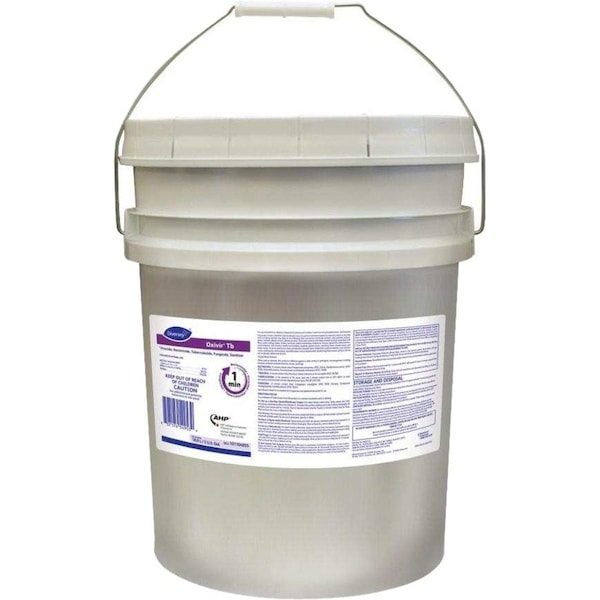 Diversey Disinfectant Cleaner, 5 gal. Pail, Cherry Almond, Clear 101104055 - main
