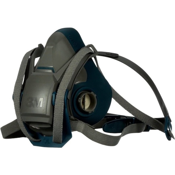 3M Half Mask Respirator, Rugged Comfort 6500, Not Rated, Bayonet, Size, S 0 Cartridges Included 6501QL - main