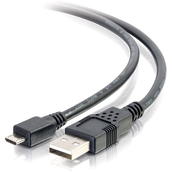 C2G 1m USB 2.0 A to Micro-B Cable for Smartphones and Tablets - M/M (3.3ft) 27364 - main