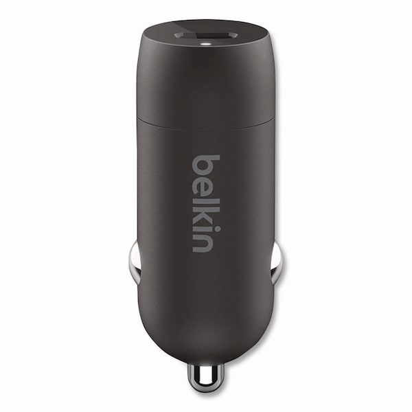 Belkin BOOST CHARGE USB-PD Car Charger + Lightning to USB-C Cable, 30 W, USB-C, Black CCA004BT1MBKB6 - main