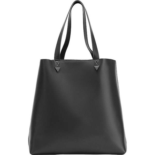 Francine MADE EASY LEATHER TOTE BLACK FCTBLKMADE - main
