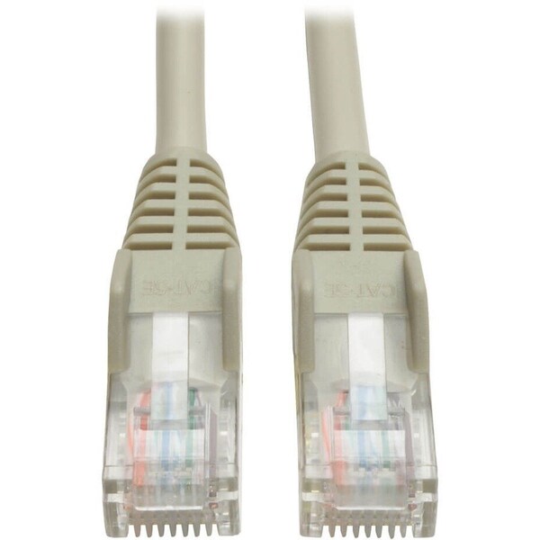 Eaton Tripp Lite Series Cat5e 350 MHz Snagless Molded UTP Ethernet Cable RJ45 M/M, PoE - Gray, 25 N001-025-GY - main