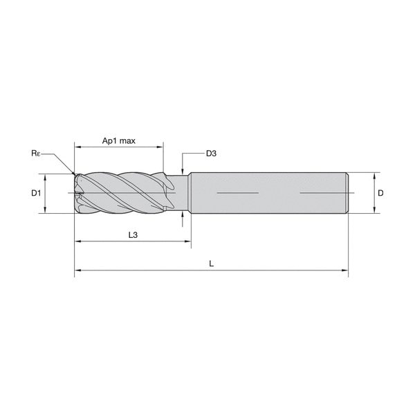 Widia VICTORY VARIMILL II ER 5VNE CENTER CUTTING HIGH PERFORMANCE SINGLE END END 5594899 - main