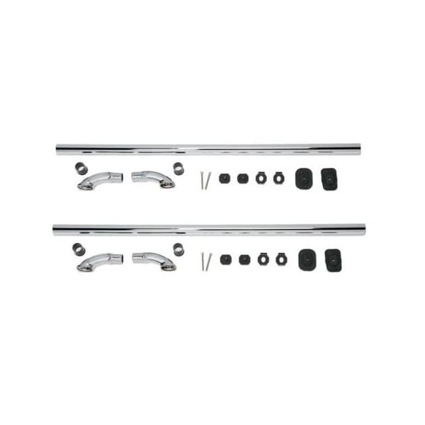 Putco Bed Rails, Stake Pocket Mount; Polished; Stainless Steel; With Built In Tie Downs; Not Compatible 89864 - main
