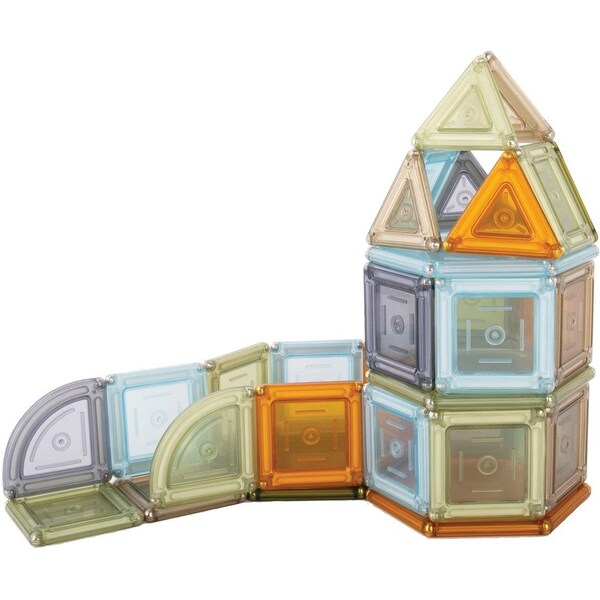 Guidecraft PowerClix Solids Natural, 70 Pieces G9205 - main