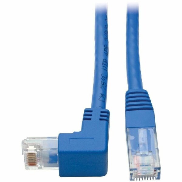 Eaton Tripp Lite Series Down-Angle Cat6 Gigabit Molded UTP Ethernet Cable RJ45 Right-Angle Down M to N204-001-BL-DN - main