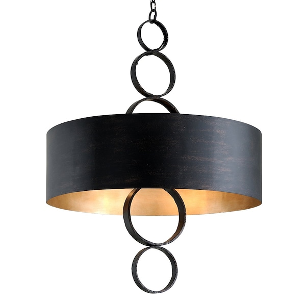 Troy Lighting Rivington 8 Light Chandelier 36.25 In. Charred Copper F7236-CH - main