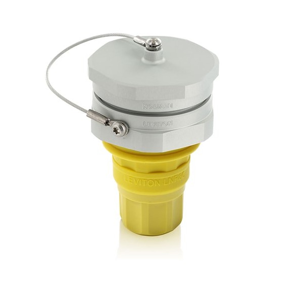 Leviton Straight Blade Connector, 15 A, Yellow LNR86-1Y - main