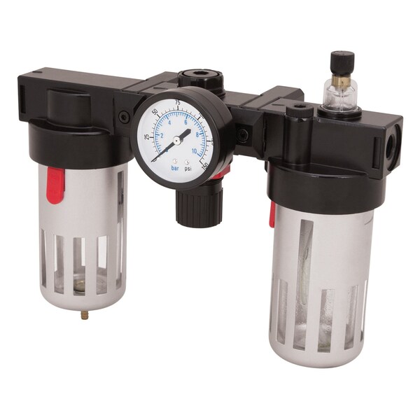 Performance Tool 3-in-1 Air Control Unit, Filter Regulator Lubricator Gauge M598DB - main