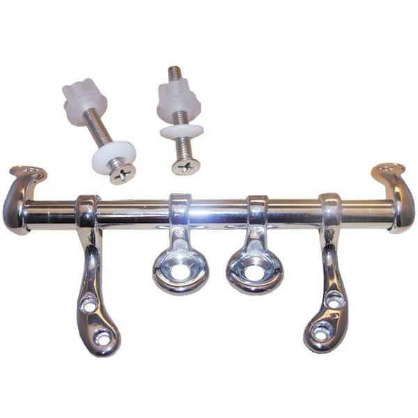 Westlake Pipe & Fittings 3/8x2-1/2 Chrome Metal Toilet Seat Hinge 14-1051 - main