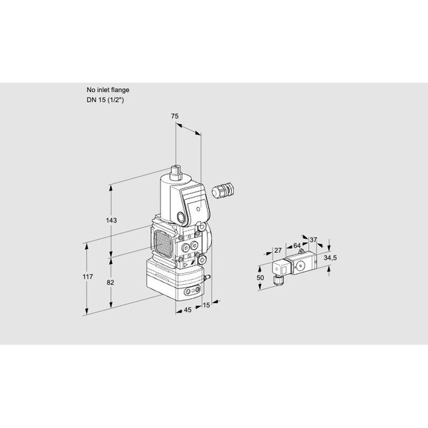 Honeywell Kromschroder VAD1-/15R/NW-100B KS88007391 - main