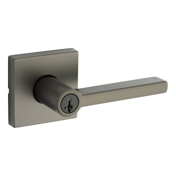 Kwikset Residential Door Levers Entry Gunmetal 740HFLSQT-18GS - main