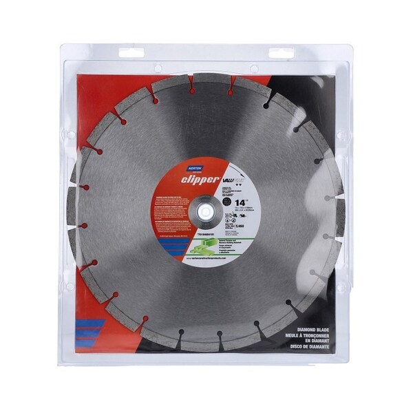 Norton Clipper Clipper ValuPlus Series High-Speed Blade, 14 in Dia, 1 to 20 mm Arbor, Segmented Rim 70184684181 - main
