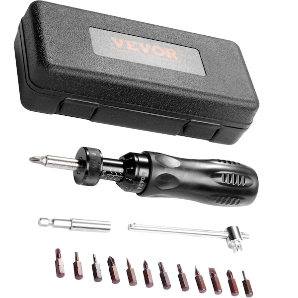 Vevor Adjustable Torque Screwdriver 1/4" Range 10-70 in/lb w/ 1 in-lb Increment RTD-10-70 - main