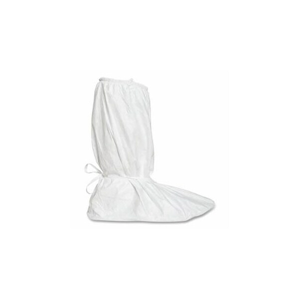 Dupont Tyvek IsoClean Boot Cover, Medium, Bound, Gripper, Sole, Ankle Ties, Non-Sterlie, 18 in H, 100PK 251-IC458B-M - main