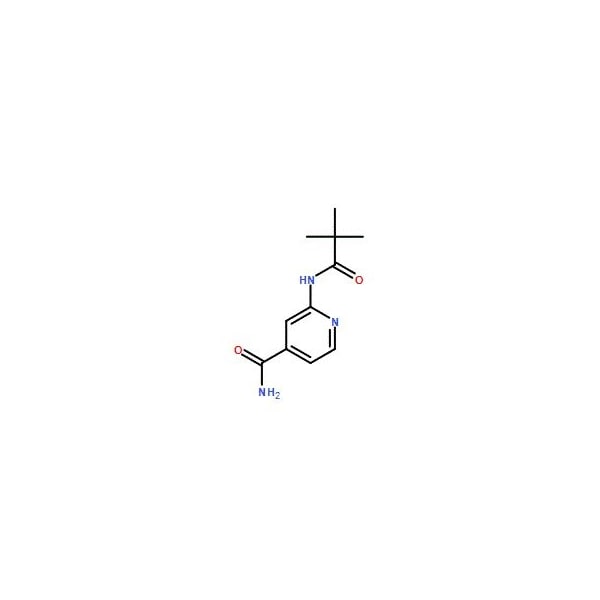 Ak Scientific 2-(2, 2-Dimethyl-propionylamino)-isonicotinamide (5g), CAS 470463-37-7 4054AE-5g - main