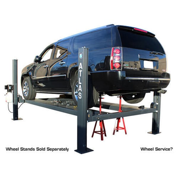 Atlas Automotive Equipment Premium 408Sl 4 Post Lift + Rj35 Sliding Jacks Combo ATTD-408SL-COMBO - main