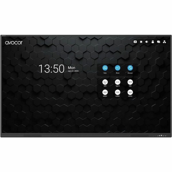 Avocor S-SERIES 86IN 4K IR LED INTERACTIVE DISPLAY, EDLA AVS-8610E - main