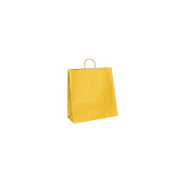 Bubblefast 200-18 x 7 x 18 3/4'' Yellow Tinted Shopping Bags, 200PK BFBGS119Y - main