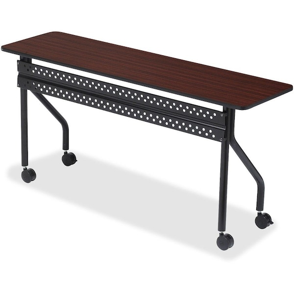 Iceberg OfficeWorks Mobile Training Table, Gray Top, Charcoal Frame, 18 in W x 72 in L 68068 - main
