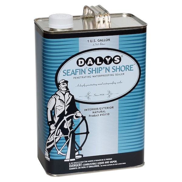 Seafin Ship N Shore 1 Gal Dalys Amber SeaFin Ship`N Shore Penetrating Waterproofing Sealer 15110 - main