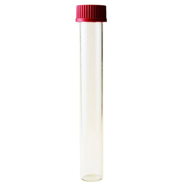 Reliance Glass Workd Hybridization Bottle, Safety Coated Glass Bottles with Cap and PTFE Liner, 35 x 300mm 246007 - main