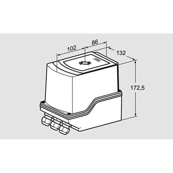 Honeywell Kromschroder Valve Actuator - IC 50, 0-90°, 3-30 Nm, 24-230V AC KS74215222 - main