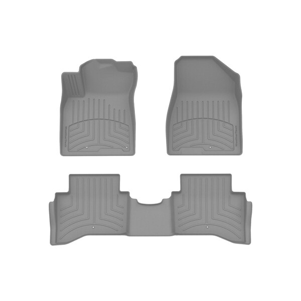 Weathertech Grey, Front and Rear FloorLiner HP 461036-1-3IM - main