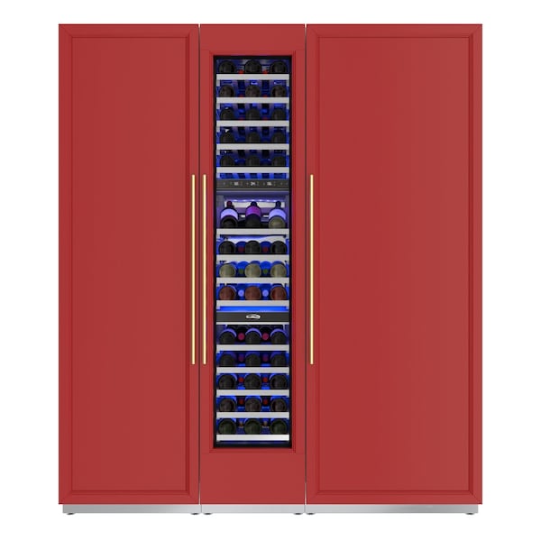 Koolmore Reserve Panel Ready 30 in. Column Refrigerator with a 18 in. Wine Cooler and 24 in. Freezer KM-PRC-R30F24W - main