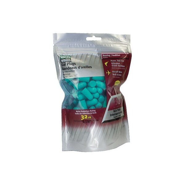 Safety Works 80PR Foam Ear Plug SW21380 - main