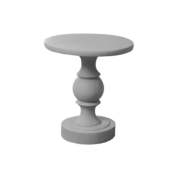 Monarch Specialties Accent Table 25"h, Indoor or Outdoor, Nightstand, Round, Side Table, Grey, Transitional I 4160 - main