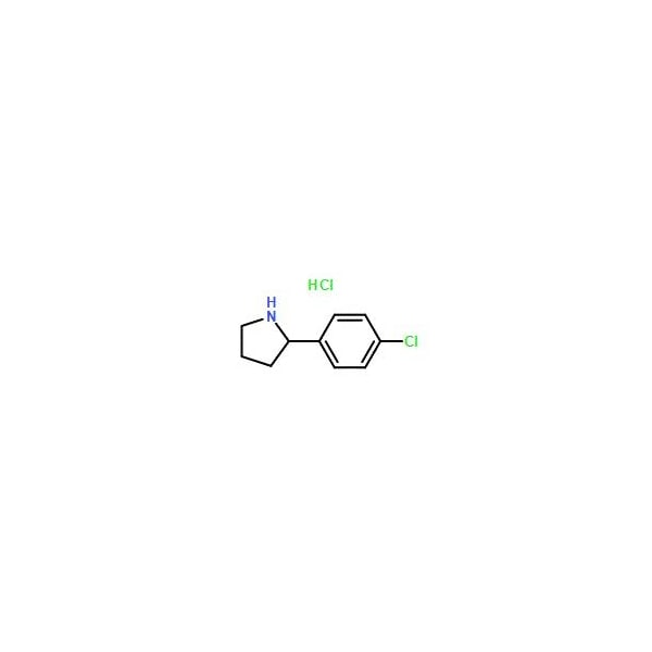 Ak Scientific 2-(4-Chlorophenyl)pyrrolidine HCl (10g), CAS 1203683-40-2 3532AA-10g - main