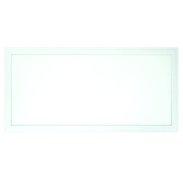 Gt-Lite 1'x2' 2600 Lumen LED Flat Panel, White Trim, Flush Mount, 5 CCT, Dimmable, CRI 80, E26 Adapter GT-F12W-2PK - main