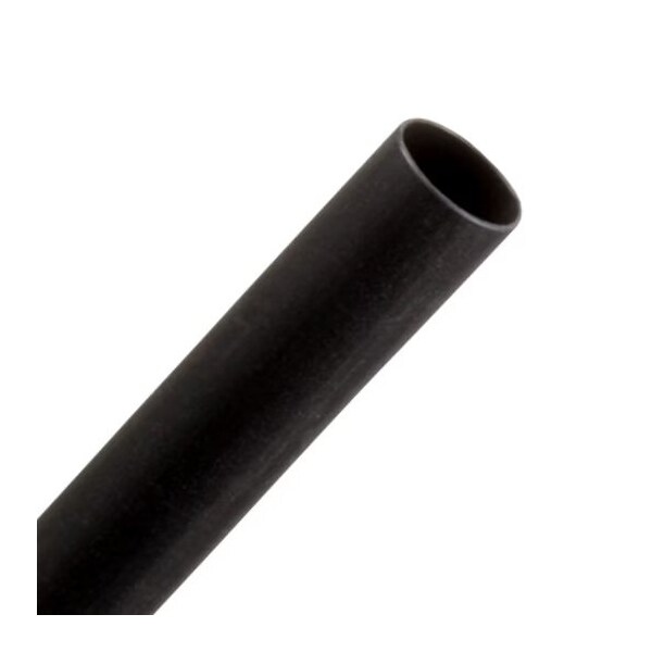 3M Heat Shrink Thin Wall Tubing 100Ft Spool Length. Black 7100022418, 300PK FP-301-1/4-BLACK-100 - main